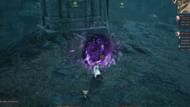 Interacting with Rift in Shadowed Crypt (Image via NCSoft)